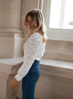 Chemisiers & Blouses-EASY-CLOTHES Blouse Meven - écrueEasy Clothes Écrue       