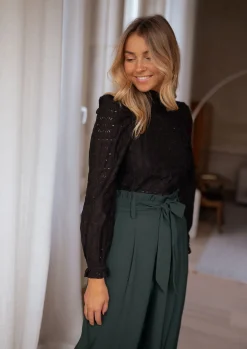 Chemisiers & Blouses-EASY-CLOTHES Blouse Meven - noireEasy Clothes Noire       