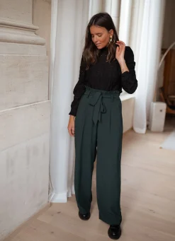 Chemisiers & Blouses-EASY-CLOTHES Blouse Meven - noireEasy Clothes Noire       