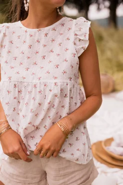 Chemisiers & Blouses-EASY-CLOTHES Blouse Miny - à fleursEasy Clothes À fleurs       