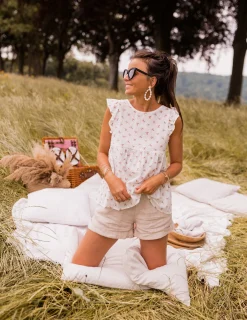 Chemisiers & Blouses-EASY-CLOTHES Blouse Miny - à fleursEasy Clothes À fleurs       