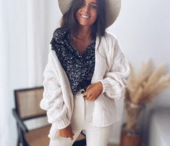 Chemisiers & Blouses-EASY-CLOTHES Blouse Ophé - noireEasy Clothes Noire