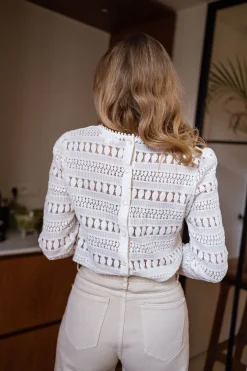 Chemisiers & Blouses-EASY-CLOTHES Blouse Pattie - écrueEasy Clothes Écrue       