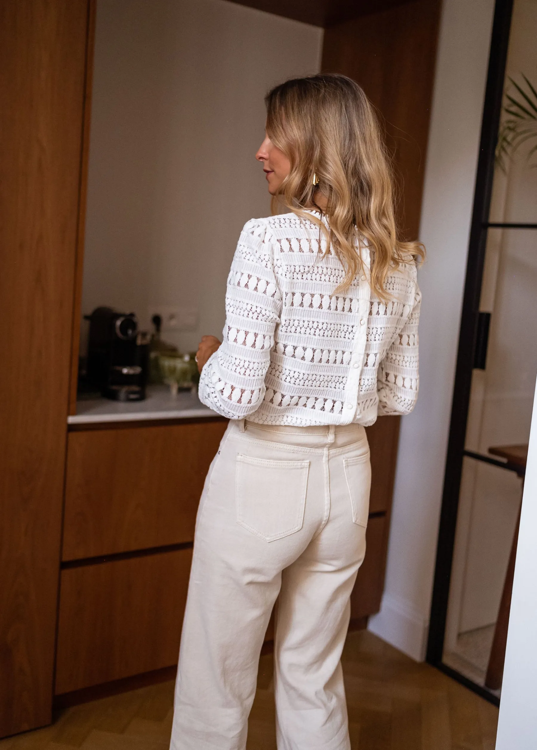 Chemisiers & Blouses-EASY-CLOTHES Blouse Pattie - écrueEasy Clothes Écrue