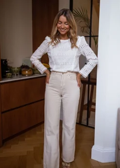 Chemisiers & Blouses-EASY-CLOTHES Blouse Pattie - écrueEasy Clothes Écrue