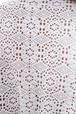Chemisiers & Blouses-EASY-CLOTHES Blouse Safia écru en broderie | Blouse brodée transparente | Prêt-à-porter en ligne | Easy Clothes Écrue en broderie