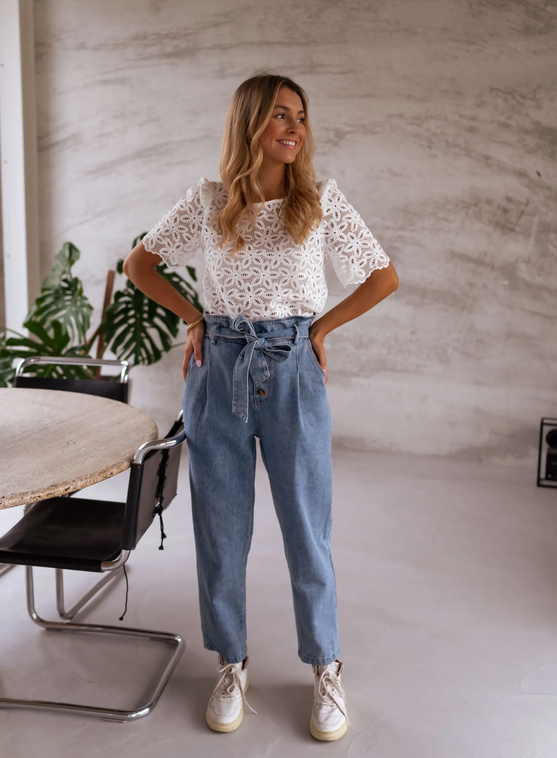 Chemisiers & Blouses-EASY-CLOTHES Blouse Sidy - blancheEasy Clothes Blanche