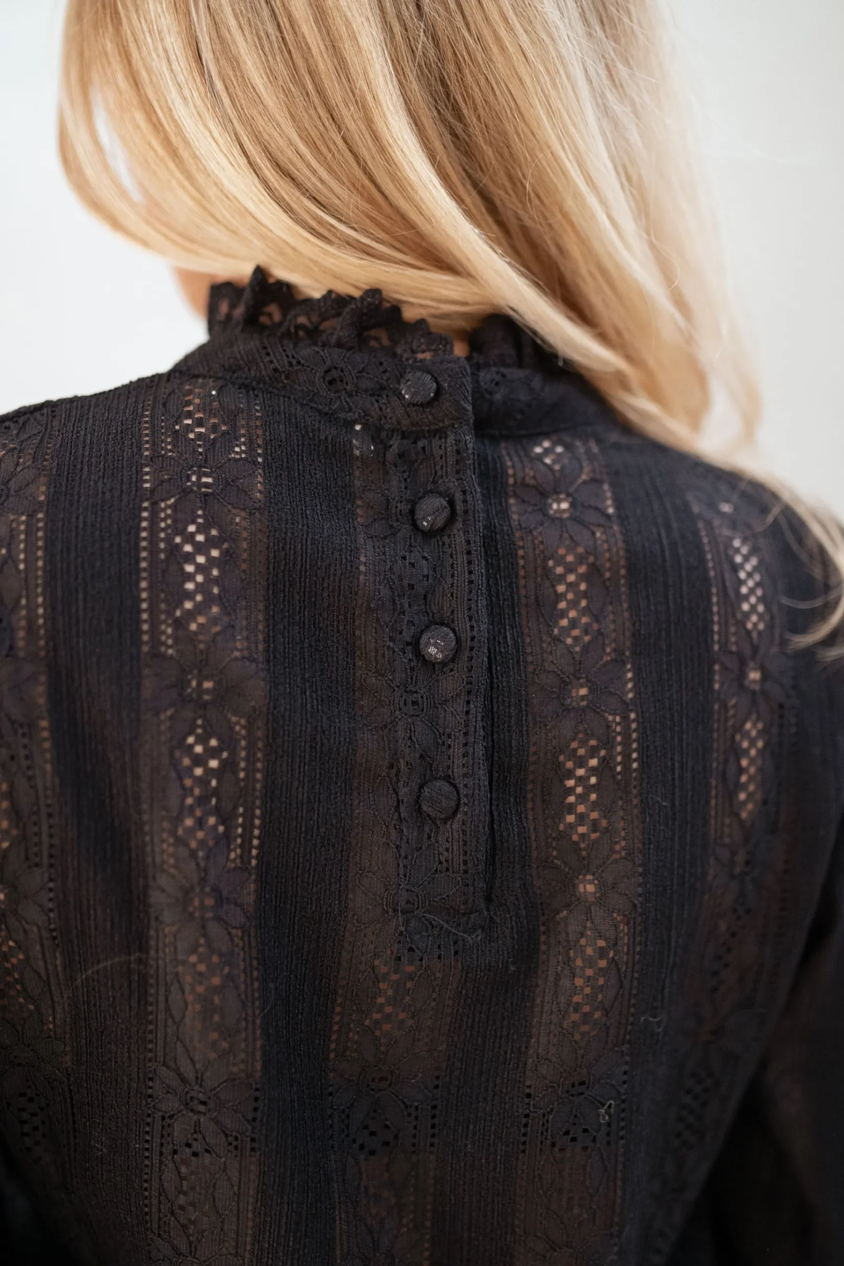 Chemisiers & Blouses-EASY-CLOTHES Blouse Terry - noireEasy Clothes Noire