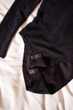 Body & Lingerie-EASY-CLOTHES Body - Anne - Paillettes - Bleu NuitEasy Clothes Bleu nuit
