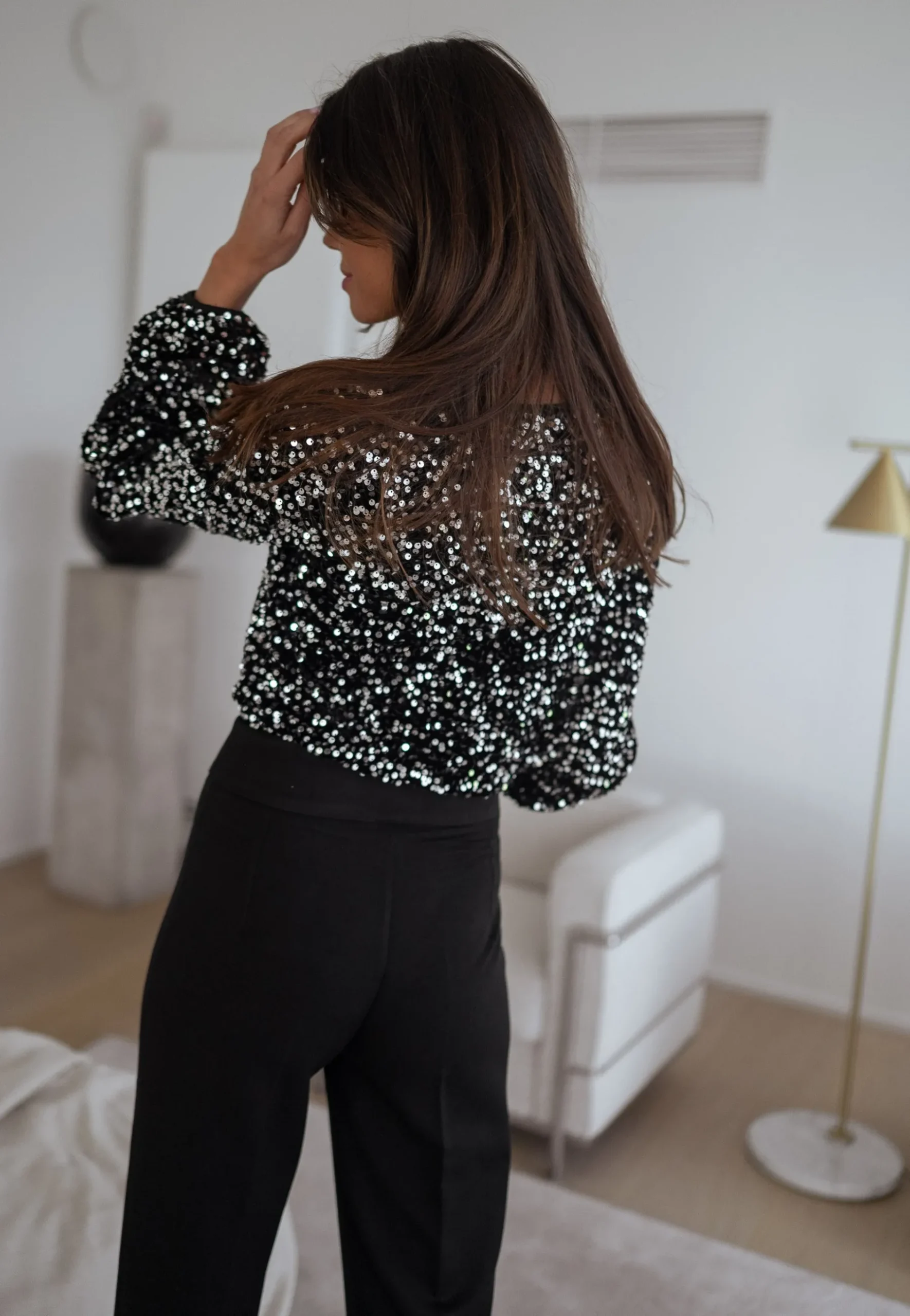 Body & Lingerie-EASY-CLOTHES Body Agatha - à paillettesEasy Clothes À paillettes