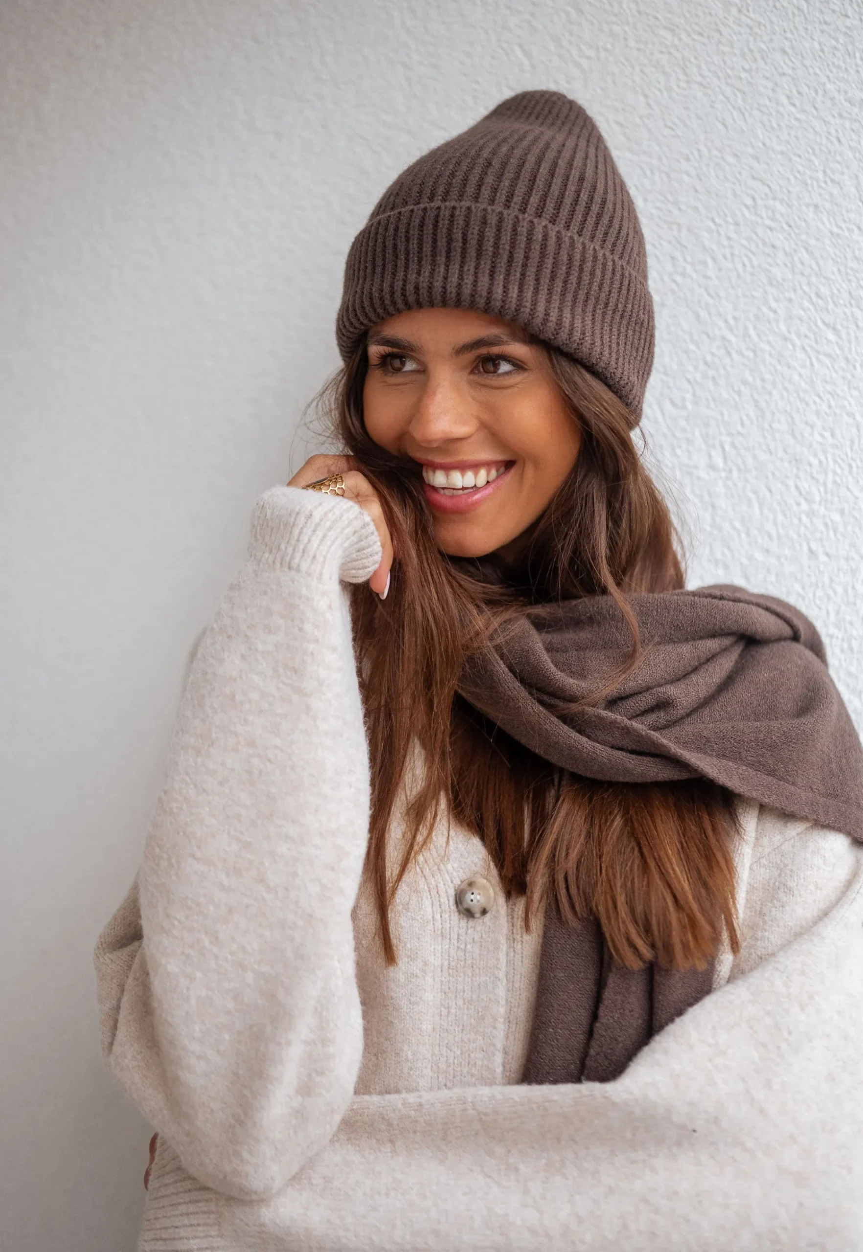 Bonnets & Gants-EASY-CLOTHES Bonnet Fady - chocolatEasy Clothes Chocolat