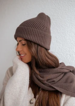 Bonnets & Gants-EASY-CLOTHES Bonnet Fady - chocolatEasy Clothes Chocolat       