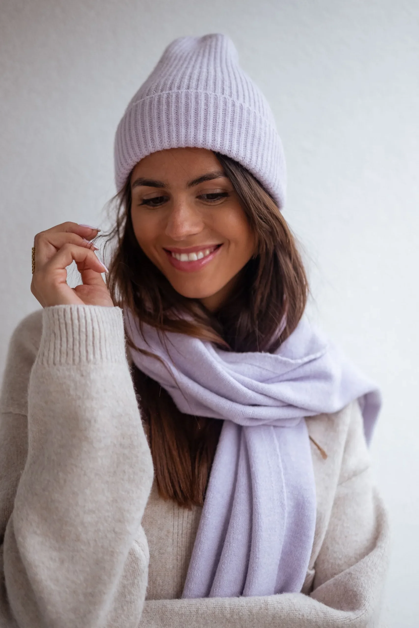 Bonnets & Gants-EASY-CLOTHES Bonnet Fady - lilasEasy Clothes Lilas