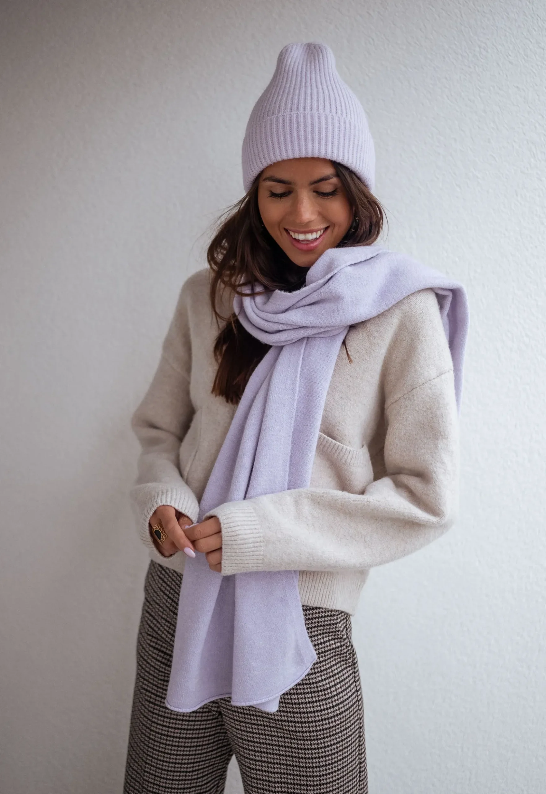 Bonnets & Gants-EASY-CLOTHES Bonnet Fady - lilasEasy Clothes Lilas
