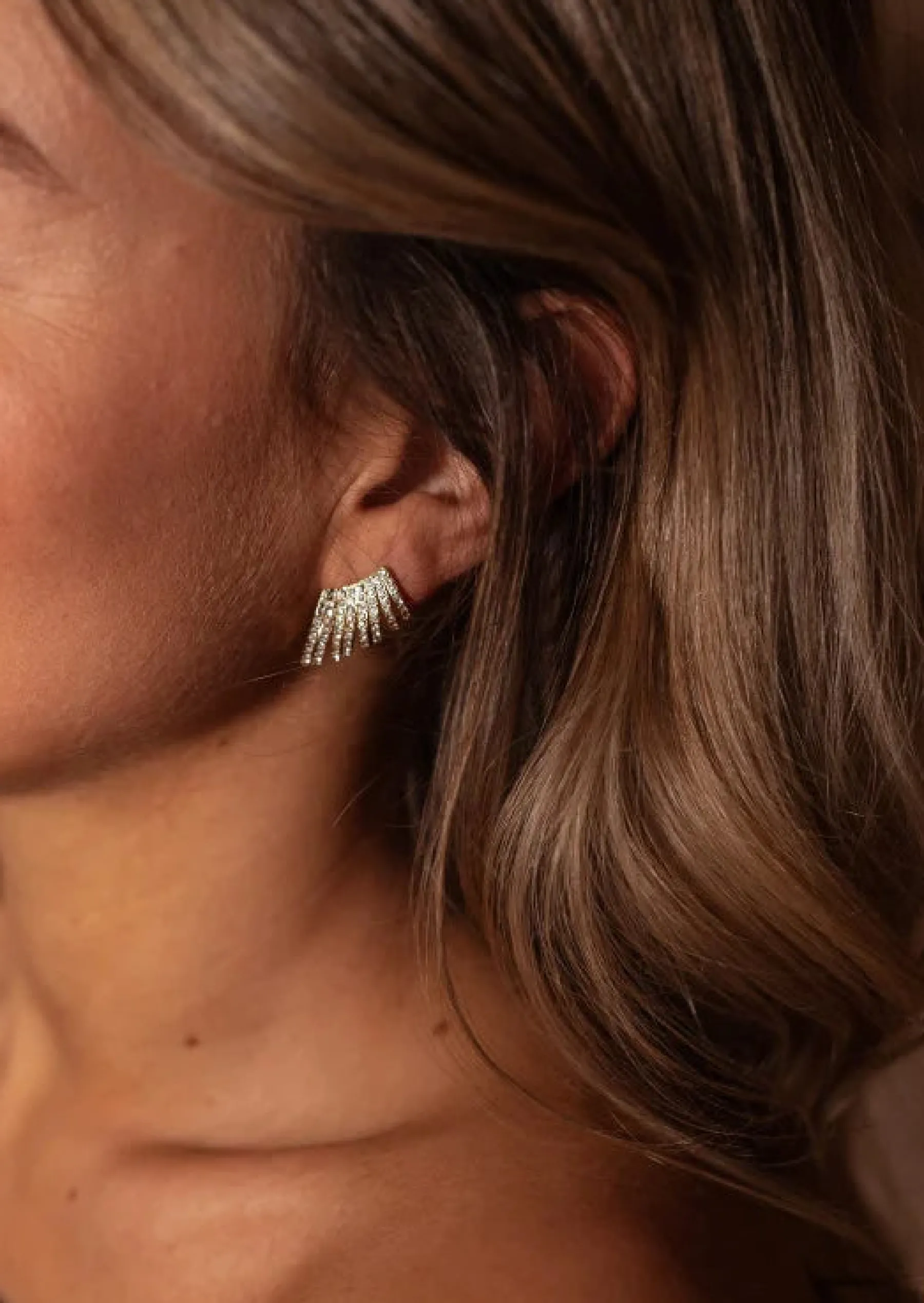 Boucles d'oreilles-EASY-CLOTHES Boucles d’Oreilles - Marra - Dorées - Easy Clothes Dorées