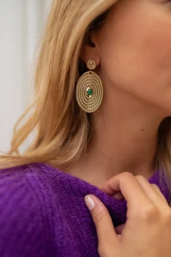 Boucles d'oreilles-EASY-CLOTHES Boucles d’oreilles Aria - vertesEasy Clothes Vertes