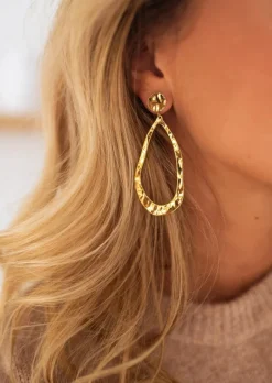 Boucles d'oreilles-EASY-CLOTHES Boucles d’Oreilles Dorées - Paulo - Bijoux FemmeEasy Clothes Dorées       