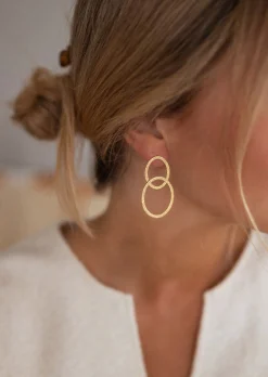 Boucles d'oreilles-EASY-CLOTHES Boucles d’Oreilles Dorées | Pendantes | Salina | Nos BijouxEasy Clothes Dorées       