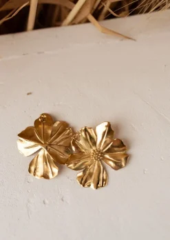 Boucles d'oreilles-EASY-CLOTHES Boucles d’Oreilles Dorées - Herma - Bijoux Easy Clothes Dorées       