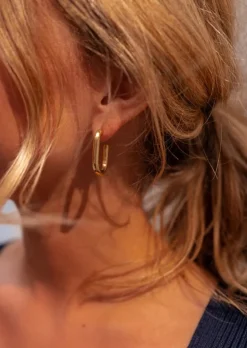 Boucles d'oreilles-EASY-CLOTHES Boucles d’Oreilles Dorées - Sandy - Bijoux Easy Clothes Dorées       