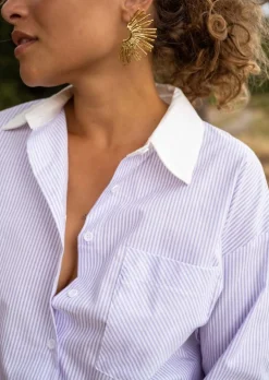 Boucles d'oreilles-EASY-CLOTHES Boucles d’Oreilles Dorées - Frika - Bijoux Easy Clothes Dorées       