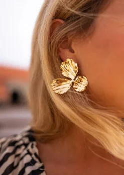 Boucles d'oreilles-EASY-CLOTHES Boucles d’Oreilles Dory - Acier Inoxydable - Bijoux FemmeEasy Clothes Dorées       