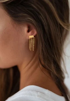 Boucles d'oreilles-EASY-CLOTHES Boucles d’oreilles Giam - doréesEasy Clothes Dorées       