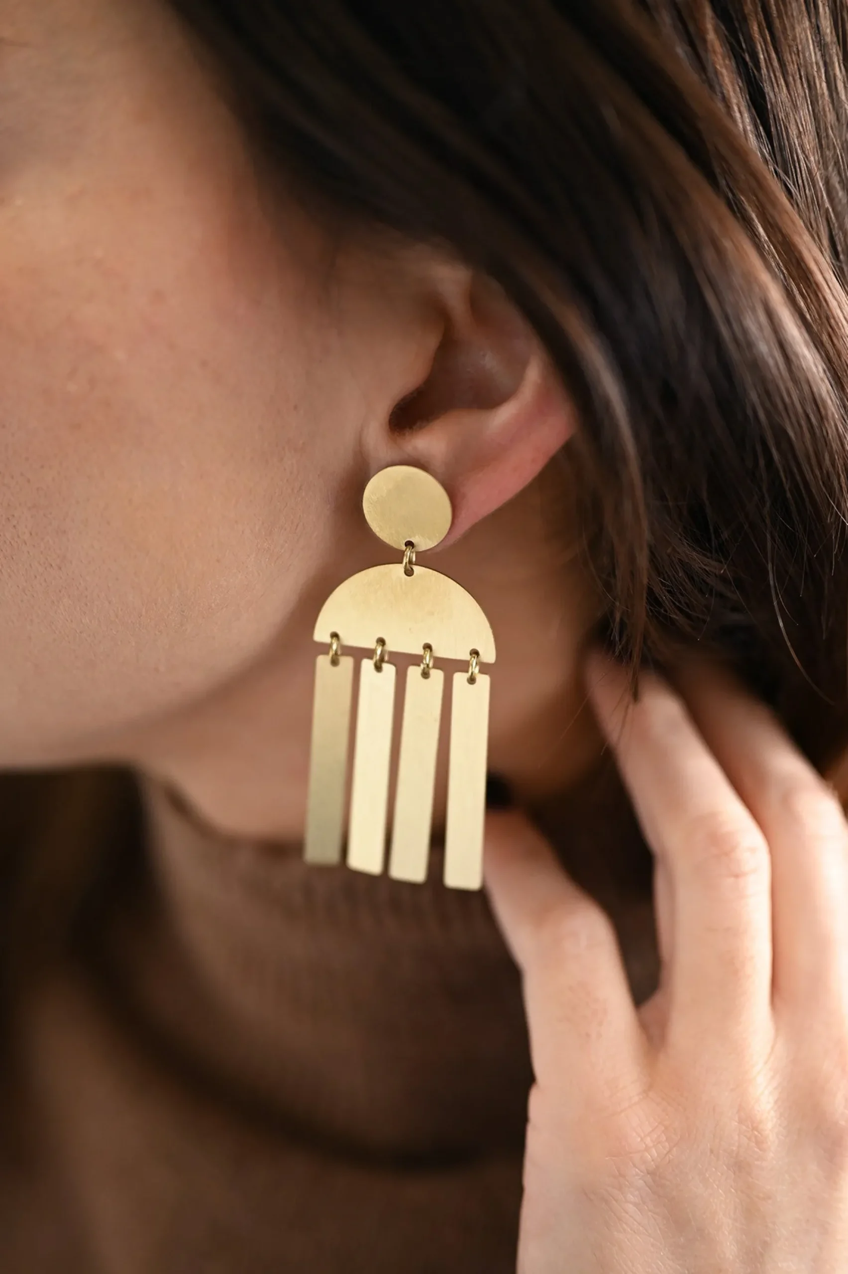 Boucles d'oreilles-EASY-CLOTHES Boucles d’oreilles Jasma - doréesEasy Clothes Dorées