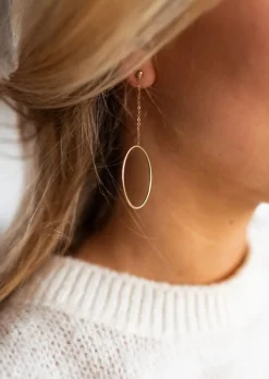 Boucles d'oreilles-EASY-CLOTHES Boucles d’oreilles Jura dorées | Boucles d'oreilles habillées | Prêt-à-porter en ligne | Easy Clothes Dorées       