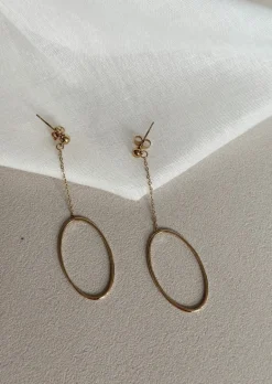 Boucles d'oreilles-EASY-CLOTHES Boucles d’oreilles Jura dorées | Boucles d'oreilles habillées | Prêt-à-porter en ligne | Easy Clothes Dorées       