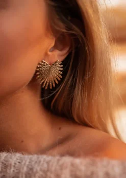 Boucles d'oreilles-EASY-CLOTHES Boucles d’Oreilles Levy - Dorées - OriginalesEasy Clothes Dorées       
