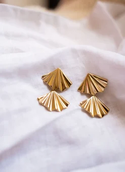 Boucles d'oreilles-EASY-CLOTHES Boucles d’oreilles Lyes - doréesEasy Clothes Dorées       