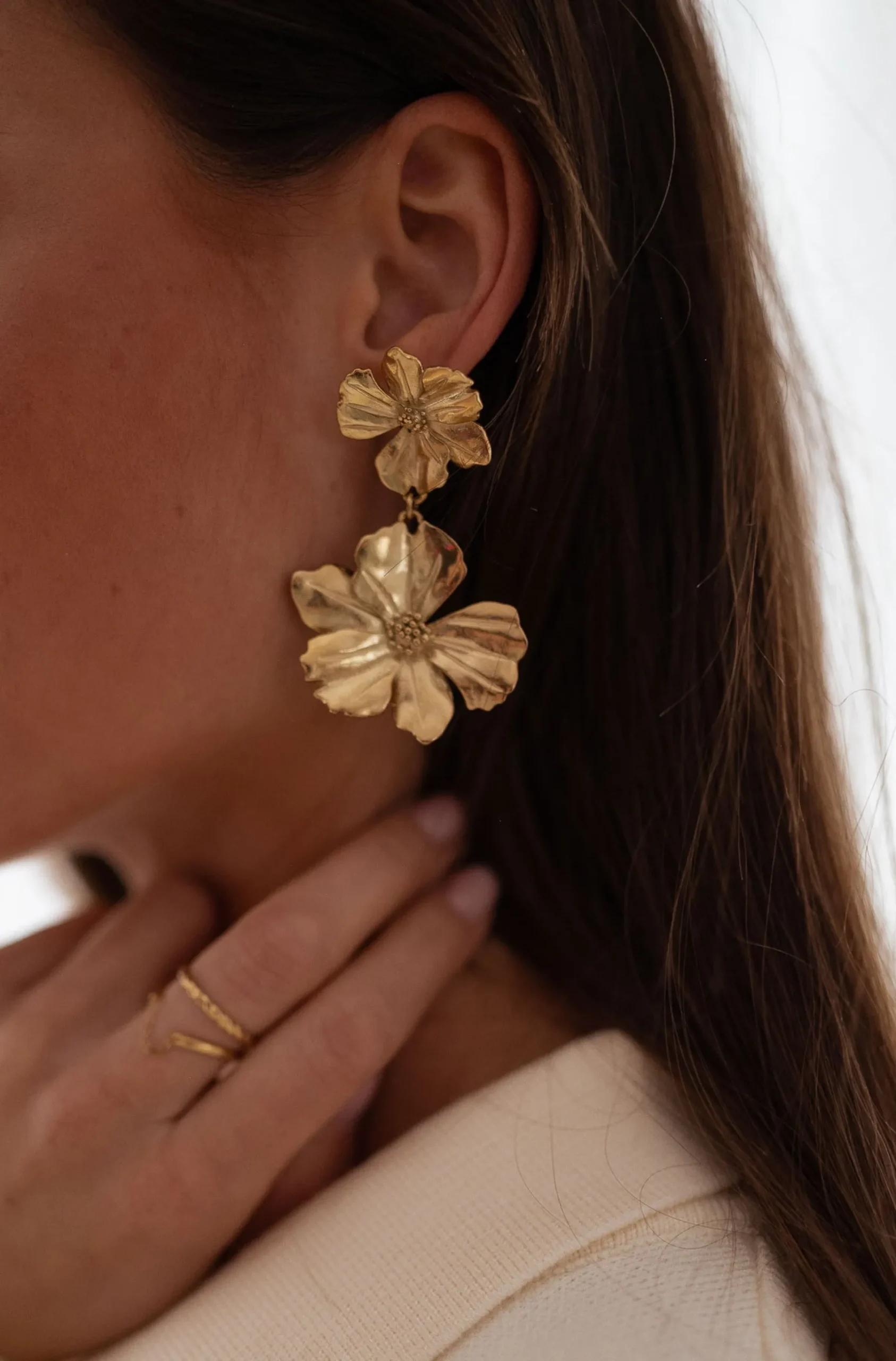 Boucles d'oreilles-EASY-CLOTHES Boucles d’oreilles Marko - doréesEasy Clothes Dorées