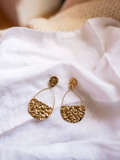Boucles d'oreilles-EASY-CLOTHES Boucles d’oreilles Nisa - doréesEasy Clothes Dorées       