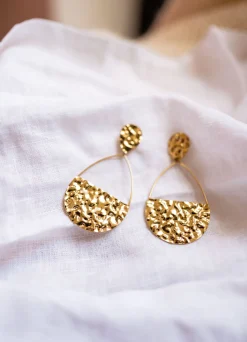 Boucles d'oreilles-EASY-CLOTHES Boucles d’oreilles Nisa - doréesEasy Clothes Dorées       