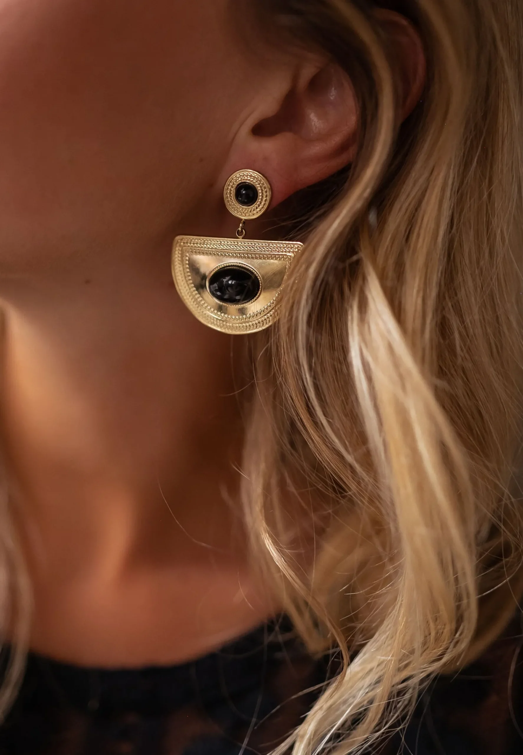 Boucles d'oreilles-EASY-CLOTHES Boucles d’oreilles Roji - doréesEasy Clothes Dorées