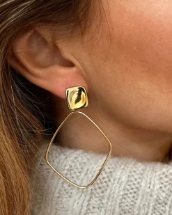 Boucles d'oreilles-EASY-CLOTHES Boucles d’oreilles Saba - doréesEasy Clothes Dorées
