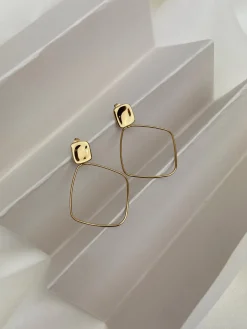 Boucles d'oreilles-EASY-CLOTHES Boucles d’oreilles Saba - doréesEasy Clothes Dorées       