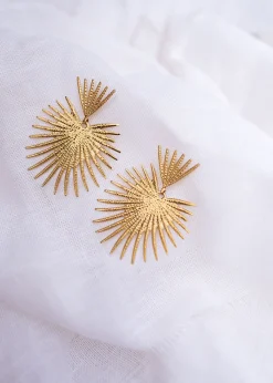 Boucles d'oreilles-EASY-CLOTHES Boucles d’oreilles Soleil - doréesEasy Clothes Dorées       