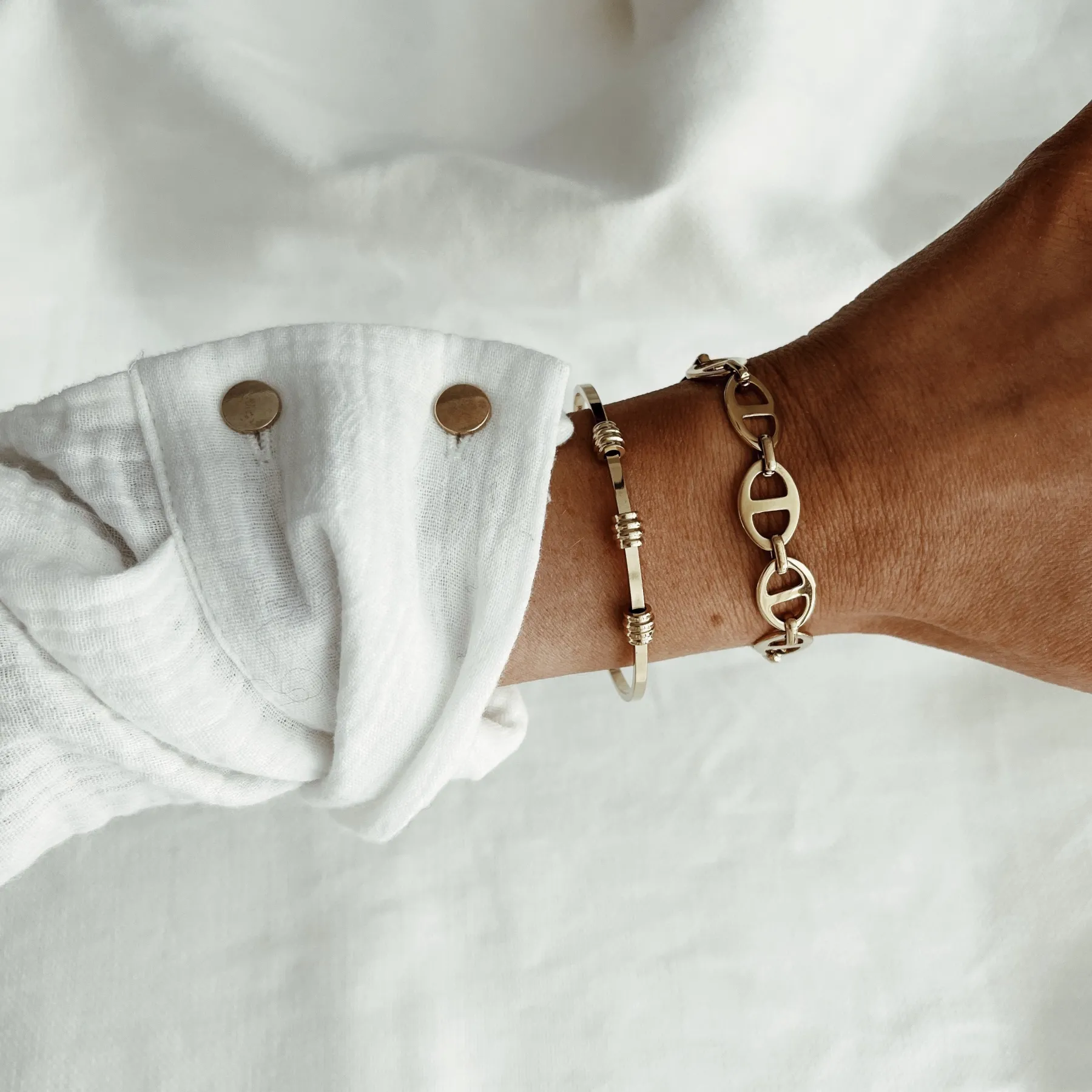 Bracelets-EASY-CLOTHES Bracelet Cynda - doréEasy Clothes Doré