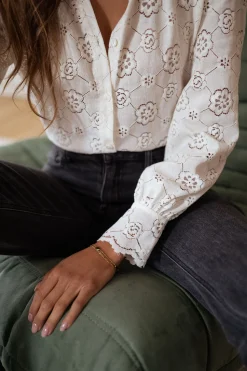 Bracelets-EASY-CLOTHES Bracelet Rali - doré et noirEasy Clothes Doré et noir