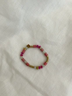 Bracelets-EASY-CLOTHES Bracelet Soizic - à perles rosesEasy Clothes À perles roses       