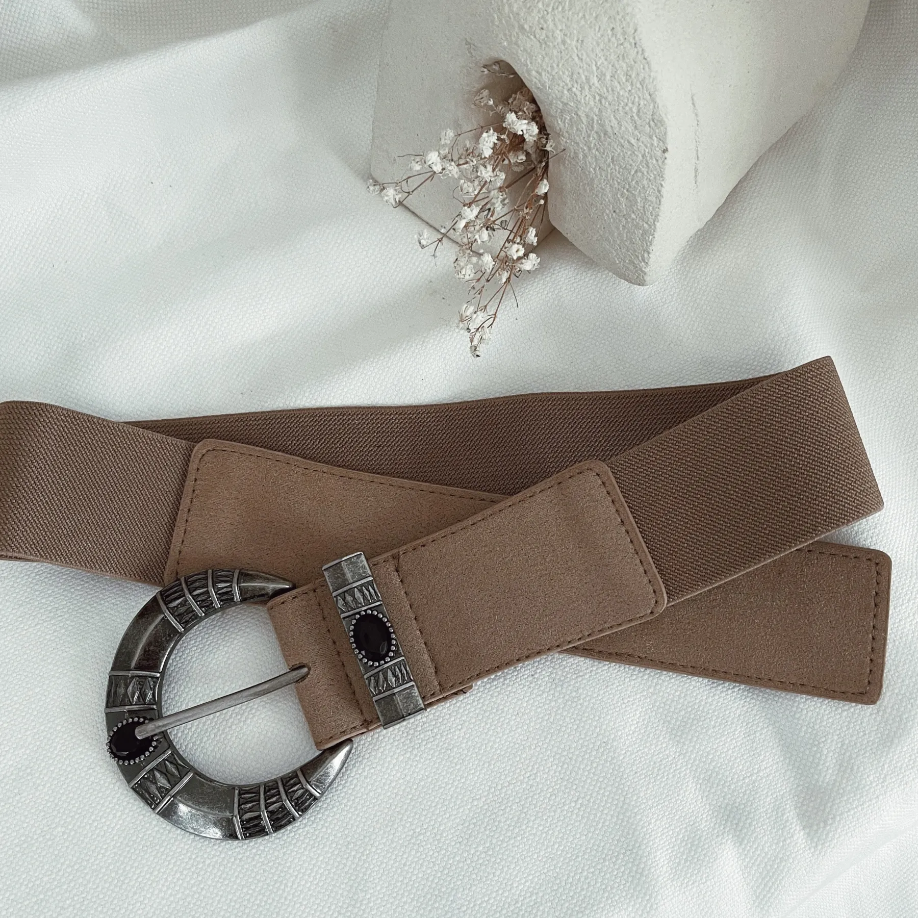 Ceintures-EASY-CLOTHES Ceinture Aesa - taupeEasy Clothes Taupe