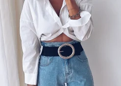 Ceintures-EASY-CLOTHES Ceinture Anissa - noireEasy Clothes Noire       