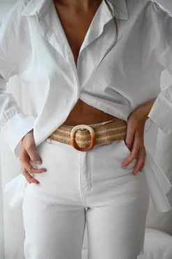 Ceintures-EASY-CLOTHES Ceinture Axelou - beigeEasy Clothes Beige       