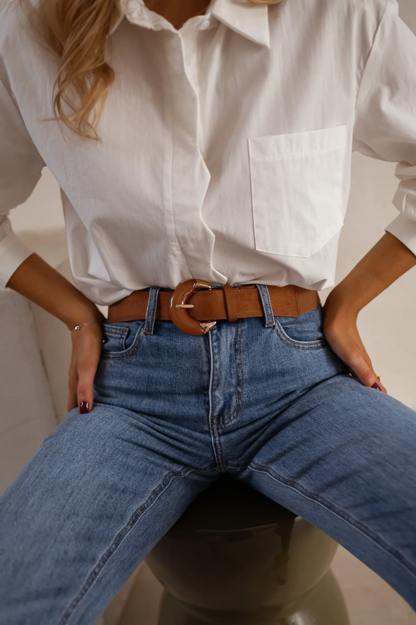 Ceintures-EASY-CLOTHES Ceinture Baron - camelEasy Clothes Camel