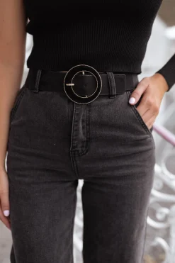 Ceintures-EASY-CLOTHES Ceinture Billie - noireEasy Clothes Noire       