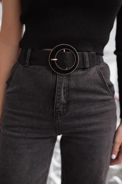 Ceintures-EASY-CLOTHES Ceinture Billie - noireEasy Clothes Noire       
