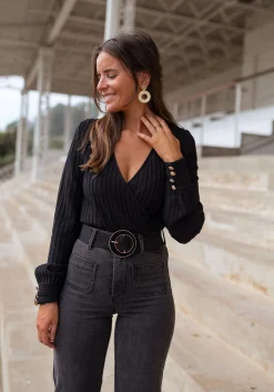 Ceintures-EASY-CLOTHES Ceinture Billie - noireEasy Clothes Noire       
