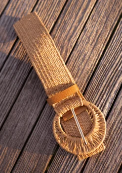 Ceintures-EASY-CLOTHES Ceinture Bingo - Couleur Beige - Accessoires Easy Clothes Beige       